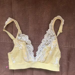 dainty yellow bralette